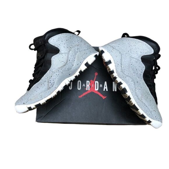 Rare 2018 air jordan 10 retro light smoke grey 'Cement' with box - Picture 15 of 16